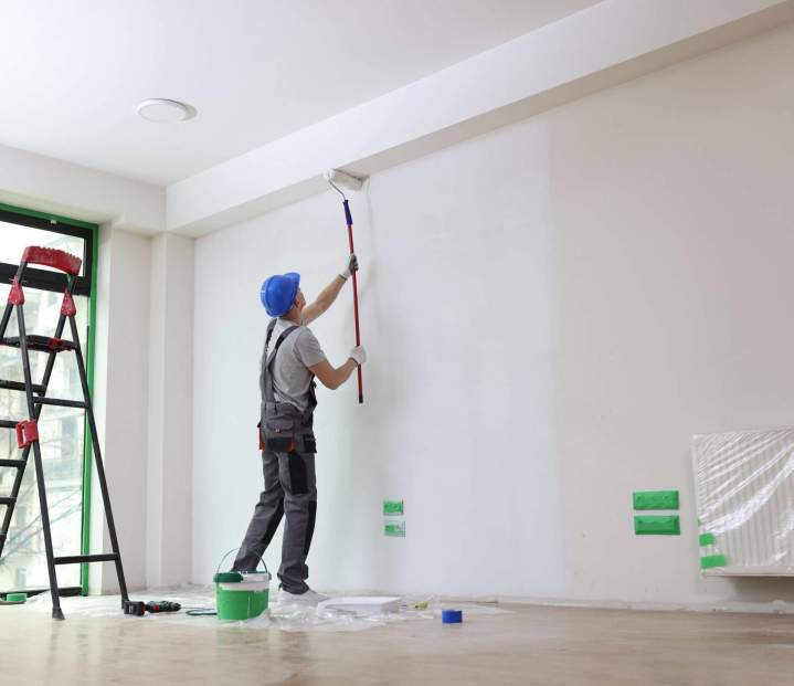 Mise en couleur et protection durables des murs